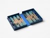 Printworks GAMES Zestaw do Gry Backgammon / Granatowo - Miedziany